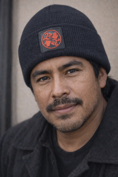 Mixtec Black Beanie